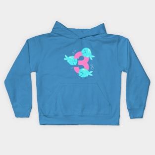 Mermaid Series: Number 3 Kids Hoodie